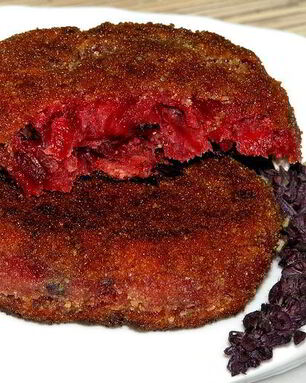 Котлеты из свеклы с базиликом