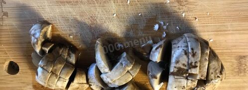 котлеты куриные с сыром и шампиньонами. Шаг 3