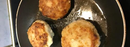 котлеты куриные с сыром и шампиньонами. Шаг 7