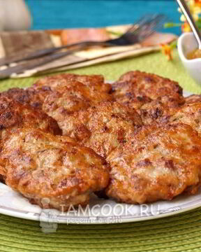 Котлеты рубленные из говядины