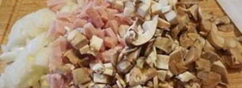 котлеты с грибами в духовке. Шаг 2