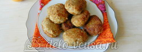 котлеты с грибами. Шаг 8