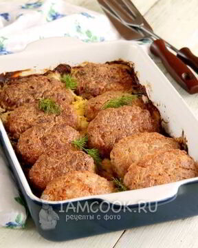 Котлеты в сметанном соусе