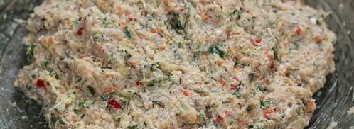 куриные котлетки с овощами и творогом. Шаг 6