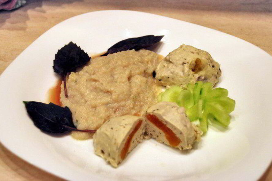 Рецепт куриные котлеты с курагой на пару