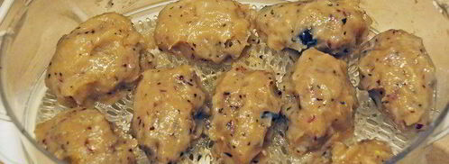 куриные котлеты с курагой на пару. Шаг 4