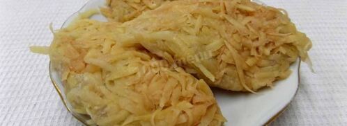 куриные котлеты в картофельной шубе. Шаг 9