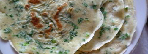 отбивная котлета с начинкой из омлетных блинчиков и козьего сыра. Шаг 4