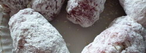 отбивная котлета с начинкой из омлетных блинчиков и козьего сыра. Шаг 6