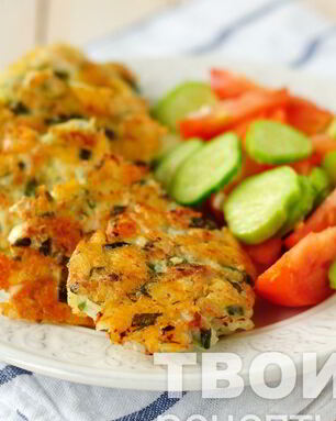 Рубленые котлеты с сыром и зеленью