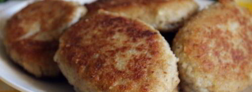 рыбные котлеты с картофелем и сливочным маслом. Шаг 6