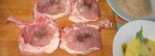 свиная котлета на косточке. Шаг 2