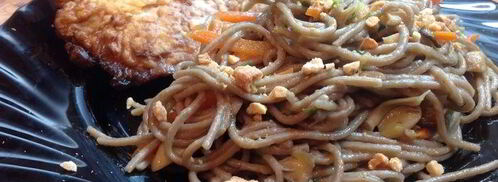 лапша соба с овощами. Шаг 5