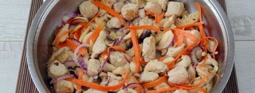 лапша удон с курицей. Шаг 9