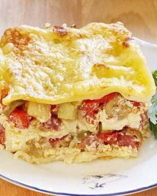 Диетическая овощная лазанья