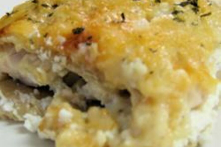 Рецепт итальянская белая лазанья с курицей, прошутто и шампиньонами