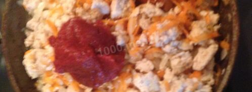 лазанья из кабачков с грибами. Шаг 9