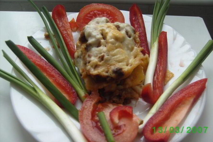 Рецепт лазанья по-домашнему