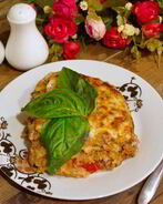 Лазанья под соусом Болоньезе