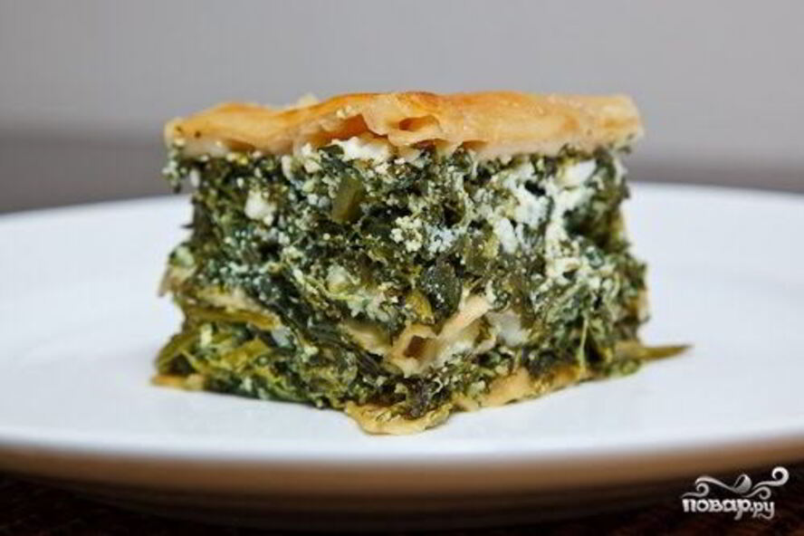 Рецепт лазанья с брынзой