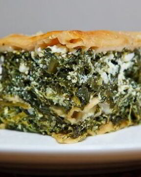 Лазанья с брынзой