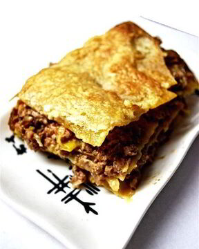 Лазанья с чеддером