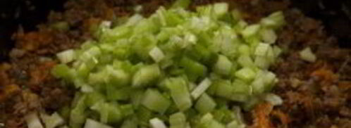 лазанья с фаршем и овощами. Шаг 3