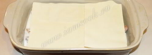 лазанья с курицей и грибами. Шаг 10