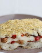 Лазанья с курицей и соусом Бешамель