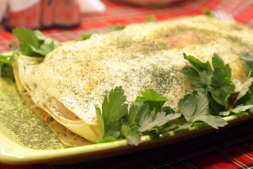 Рецепт лазанья с минтаем