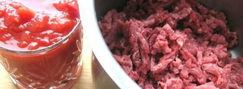 лазанья с рагу болоньезе, грибами и моцареллой. Шаг 4