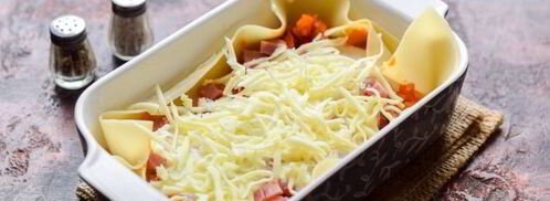 лазанья с ветчиной и сыром. Шаг 13