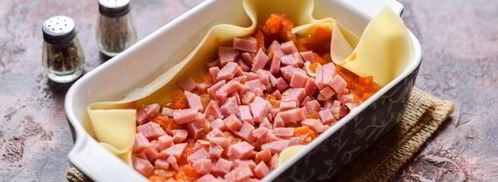 лазанья с ветчиной и сыром. Шаг 11