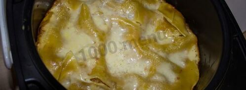 лазанья в мультиварке с фаршем. Шаг 32