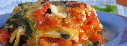 овощная лазанья с тыквой и шпинатом. Шаг 6