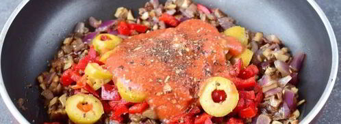 постная лазанья с грибами. Шаг 8