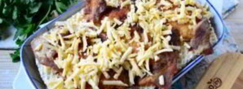 вафельная лазанья с курицей. Шаг 8