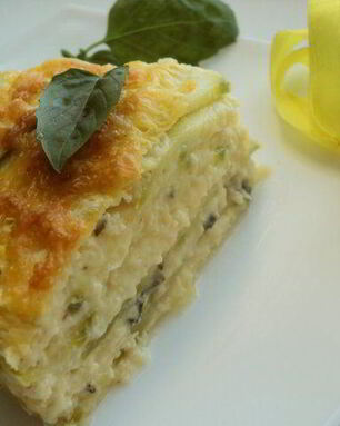 Вегетарианская лазанья с кабачками