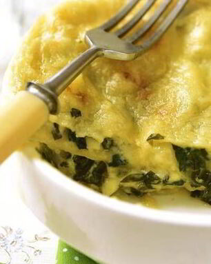 Весенняя лазанья со сливочным сыром