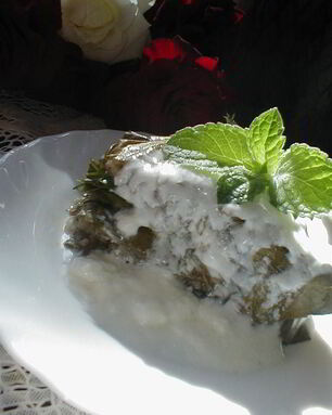 Виноградная лазанья