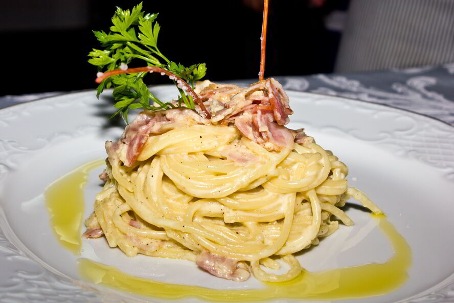 Рецепт быстрые спагетти карбонара