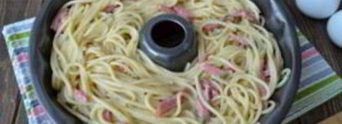 гигантский пончик из спагетти. Шаг 8