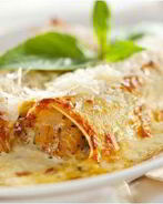 Каннеллони с семгой