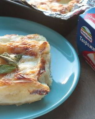 Каннеллони с сыром и шпинатом