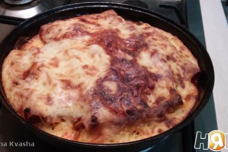 Рецепт каннелони с соусом бешамель