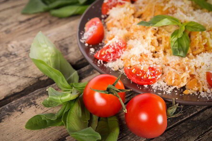 Рецепт лимонная паста с курицей