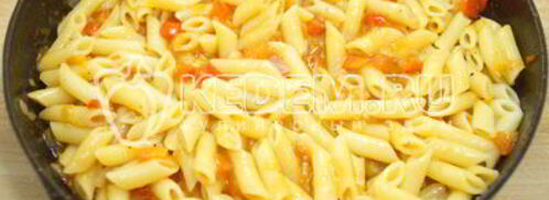 макароны с овощами. Шаг 8