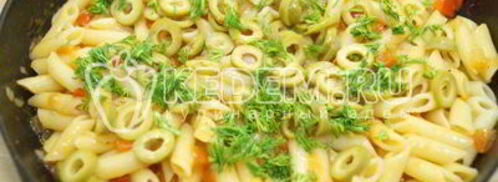 макароны с овощами. Шаг 9