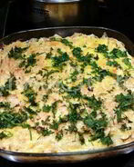 Макароны с шампиньонами