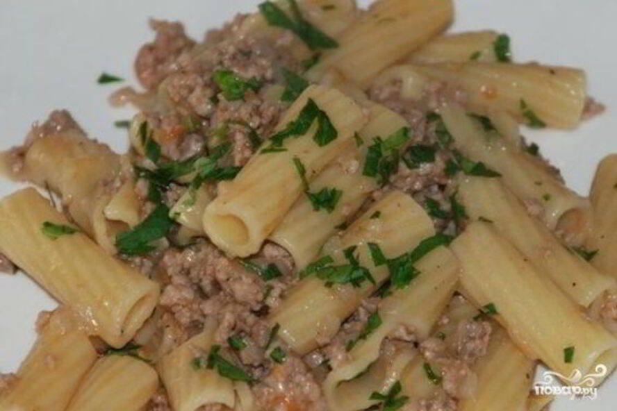 Рецепт макароны с тушенкой